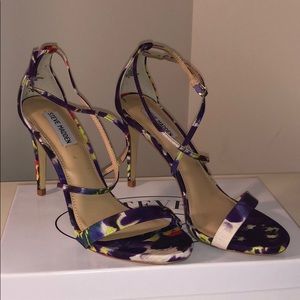 Steve Madden Felix Purple Multi Heel Women size 10